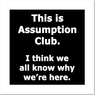 This is Assumption Club Posters and Art